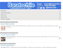 Tablet Screenshot of baratochile.cl